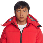 Artwear Puffer // Red (XS)