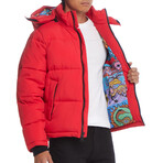 Artwear Puffer // Red (XS)