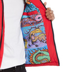 Artwear Puffer // Red (XS)