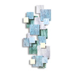 Tranquility TTS // Glass and Metal Wall Sculpture