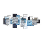 Apex // Glass and Metal Wall Sculpture