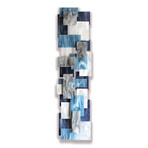 Arctic TT // Glass and Metal Wall Sculpture