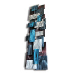 Electric TT // Glass and Metal Wall Sculpture