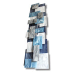 Arctic TT // Glass and Metal Wall Sculpture