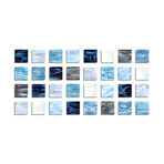 Cool & Crisp // Glass Wall Sculpture