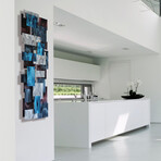 Electric TT // Glass and Metal Wall Sculpture