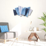 Ascend // Glass and Metal Wall Sculpture