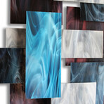 Electric TT // Glass and Metal Wall Sculpture