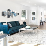 Apex // Glass and Metal Wall Sculpture