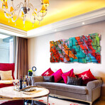 Palette // Metal Wall Sculpture