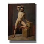 Male Act by Gustav Klimt (24"H x 20"W x 0.75L)