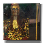 Pallas Athene by Gustav Klimt (16"H x 16"W x 0.75"D)