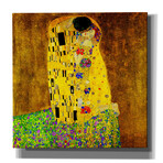 The Kiss by Gustav Klimt (16"H x 16"W x 0.75"D)