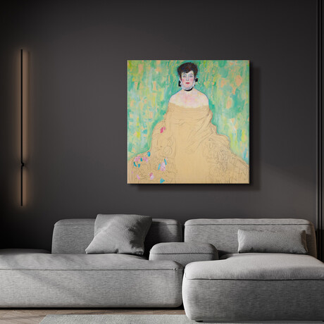 Amalie Zuckerkandl by Gustav Klimt (16"H x 16"W x 0.75"D)