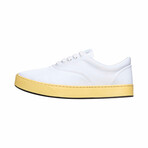 Original Canvas Band Lace-Up // White + Cosmic Snowboarder (US Men's Size 8)