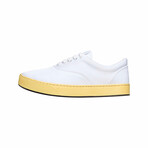 Original Canvas Band Lace-Up // White + Joy Stick (US Men's Size 8)