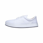 Original Canvas Lace-Up // White + My Car is Melting! (US Men's Size 8)