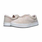 Original Knitting Lace-Up // Recycled Linen Beige + Toucans (US Men's Size 8)