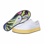 Original Canvas Band Lace-Up // White + Cosmic Snowboarder (US Men's Size 8)