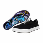 Original Canvas Lace-Up // Black + Skull Rocket (US Men's Size 8)