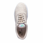Original Knitting Lace-Up // Recycled Linen Beige + Toucans (US Men's Size 8)