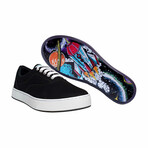 Original Canvas Lace-Up // Black + Skull Rocket (US Men's Size 8)