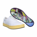 Original Canvas Band Lace-Up // White + Cosmic Snowboarder (US Men's Size 8)