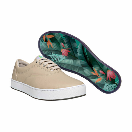 Original Leather Lace-Up // Cappuccino + Macaws (US Men's Size 8)