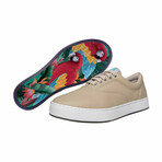 Original Leather Lace-Up // Cappuccino + Macaws (US Men's Size 8)