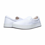 Original Canvas Slip-On // White + New York (US Men's Size 8)