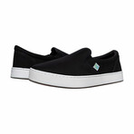 Original Canvas Slip-On // Black + Samurai (US Men's Size 8)