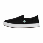 Original Canvas Slip-On // Black + Snow Boarding (US Men's Size 8)