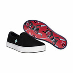 Original Canvas Slip-On // Black + Samurai (US Men's Size 8)