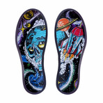 Original Knitting Lace-Up // Burgundy + Skull Rocket (US Men's Size 8)