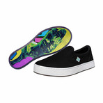 Original Canvas Slip-On // Black + Reflections (US Men's Size 8)