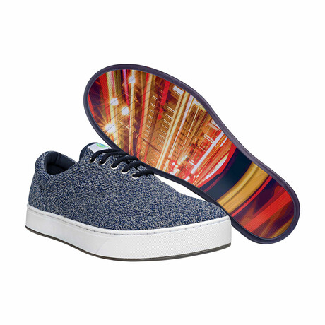 Original Knitting Lace-Up // Navy Mesh + Phone Booth (US Men's Size 8)