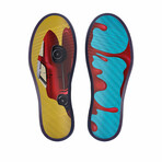 Original Canvas Band Slip-On // White + My Car is Melting (US Men's Size 8)