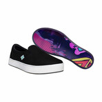 Original Canvas Slip-On // Black + Reflections (US Men's Size 8)