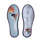 Original Canvas Slip-On // Black + Snow Boarding (US Men's Size 8)