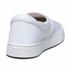 Original Canvas Slip-On // White + New York (US Men's Size 8)