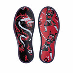 Original Canvas Slip-On // Black + Samurai (US Men's Size 8)