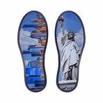 Original Canvas Slip-On // White + New York (US Men's Size 8)