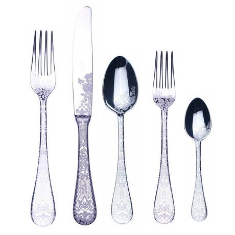 Casablanca Place Setting // 5 Piece Set (Stainless Steel)