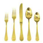 Casablanca Place Setting // 5 Piece Set (Stainless Steel)