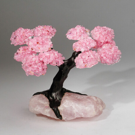 Rose Quartz Gemstone Tree on Rose Quartz II // The Eternal Love Tree // 3.3 lb