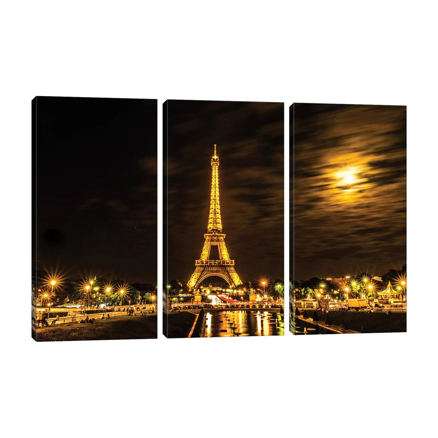 Moonlight Over Paris by Anders Jorulf - City Scapes - Touch of Modern