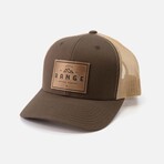 Range Leather Hat // Brown + Khaki