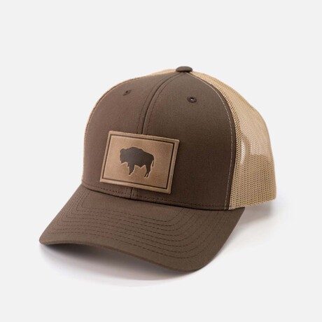 Buffalo Hat // Brown + Khaki