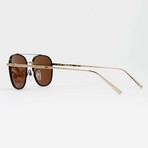 Men's SF200S Sunglasses // Shiny Gold + Black
