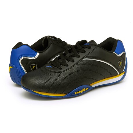 Ori-S Racing Sneakers // Black + Royal + Yellow (US: 8.5)